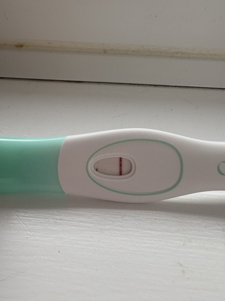 Ovum test - faint positive or faulty?? Or nothing?