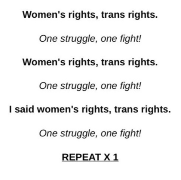 The “women’s march” that’s all about the men.