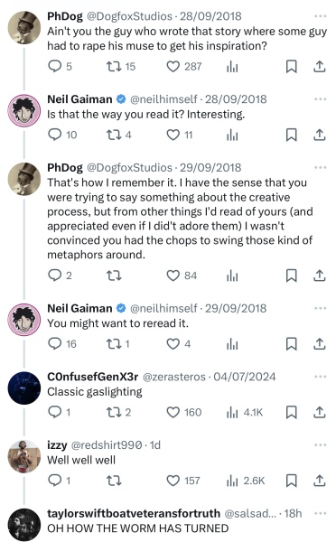 Neil Gaiman Accused Of Sexual Assault Pt II