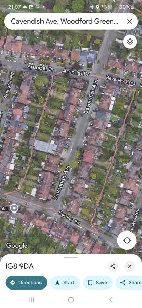 Postcode for Oodie returns