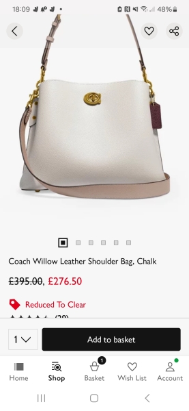 Which neutral leather handbag?