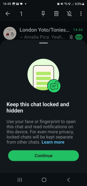 Husbands Encrypted WhatsApp with Female Colleague