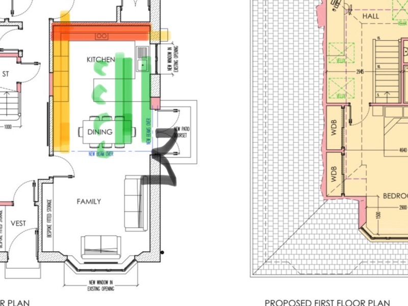 Open plan kitchen/family room help