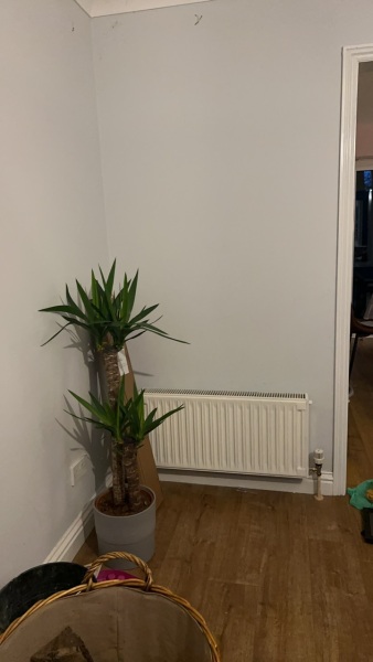 What to place above radiator.