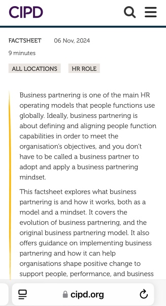 What is an HR business partner (HRBP)