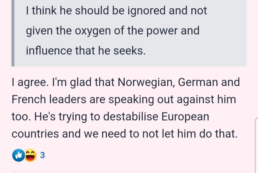 Get rid of the Laugh reaction