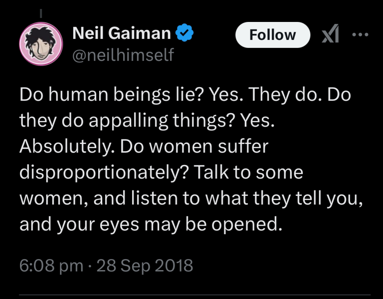 Neil Gaiman Accused Of Sexual Assault Pt II