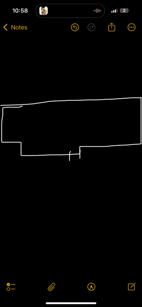 Accent wall in awkward room