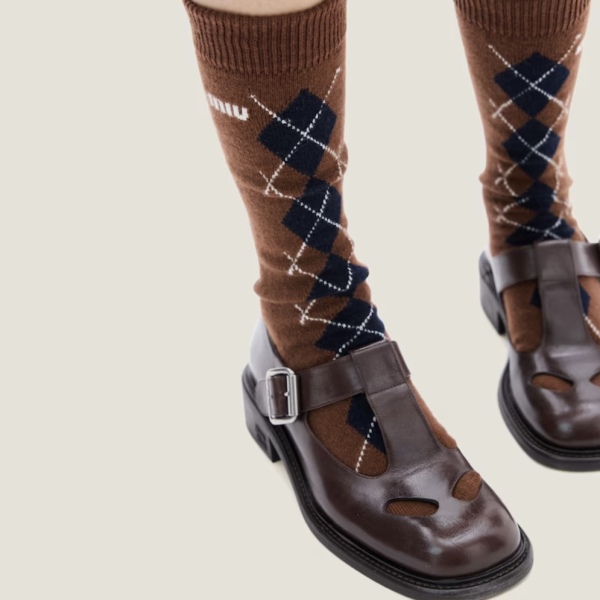 Loafers and socks