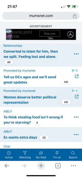 Question about ‘Promoted by Mumsnet’ ads