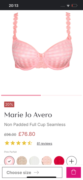 Bra to stop shelf-chest