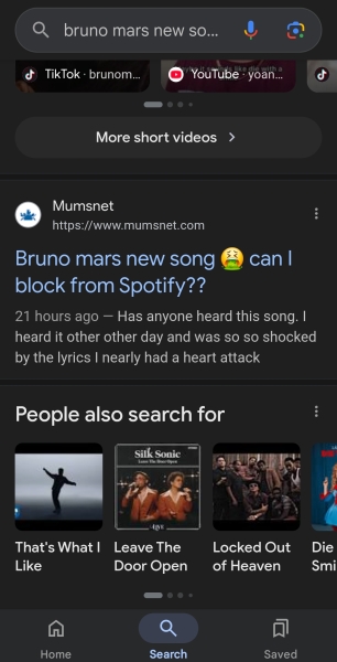 Bruno mars new song 🤮 can I block from Spotify??