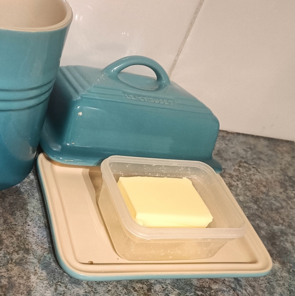 To ask you to show me your butter dish