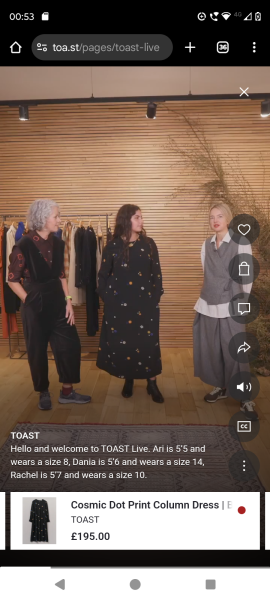 Toasties - still loving the knitwear and the chat!