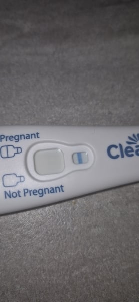 Is there a faint line?