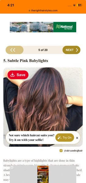 Hair colour techniques
