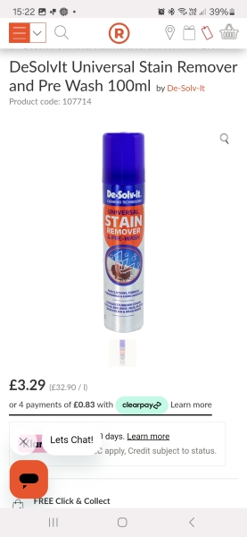 I won't be beaten by this stain