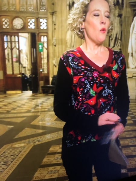C4 news presenter’s jumper