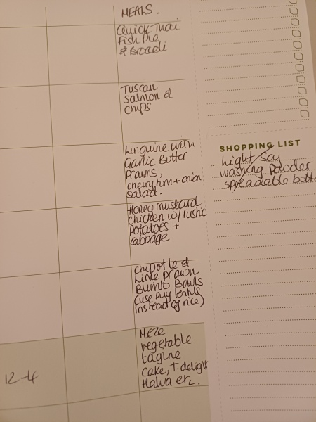What;s for dinner this week?