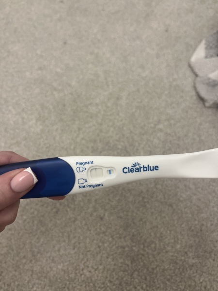 Clear blue test. Evap line or positive