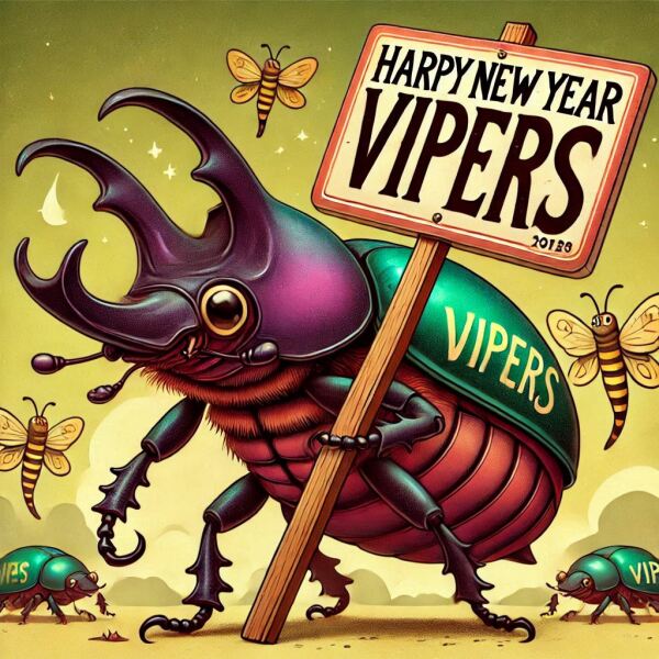 Harpy New Year, vipers!