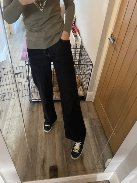 Embracing wide leg jeans - do these suit me?