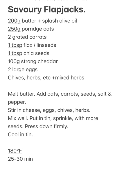 Healthy flapjacks?