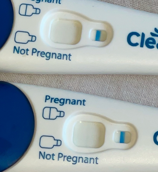 Evap? Or faint positive