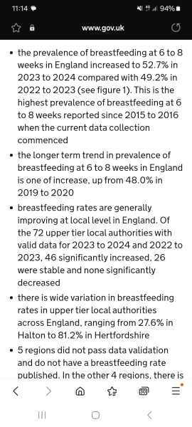 Breastfeeding and MN. Why so different to IRL?
