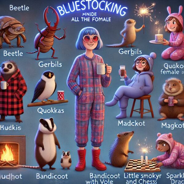 Ladies and Ladies: The Bluestocking is open: again