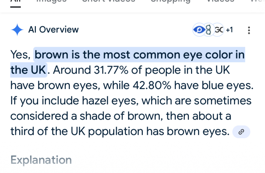 Daughter changing her eye colour?