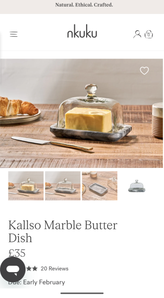 To ask you to show me your butter dish