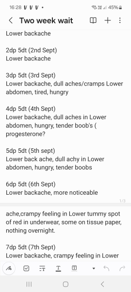 How did everyone feel after an embryo transfer