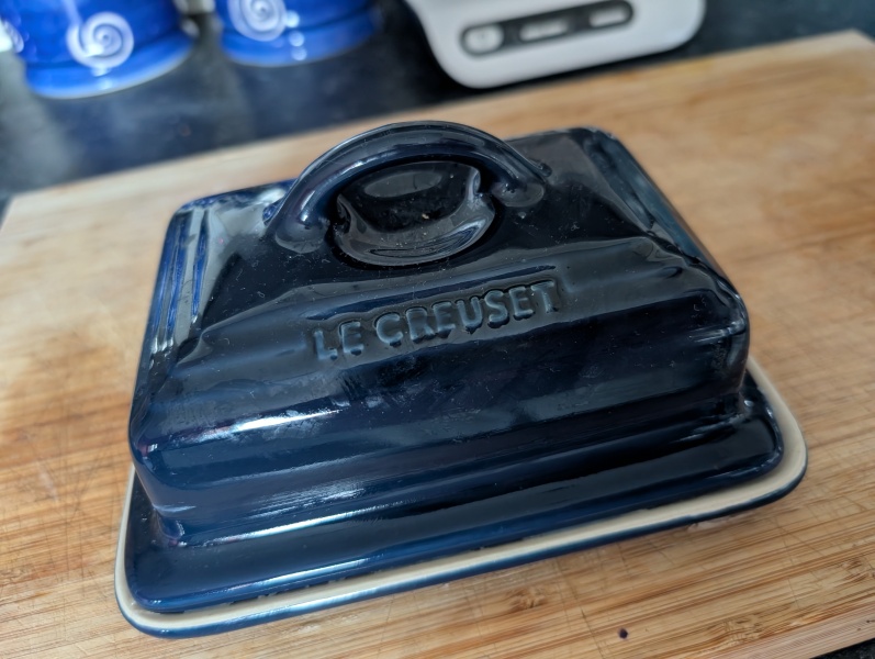 To ask you to show me your butter dish