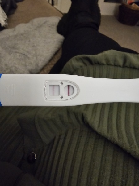 The pregnancy tests don't seem to be getting much darker..