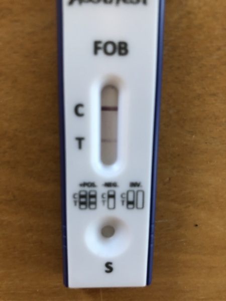 Talk me down!! Positive home stool test.