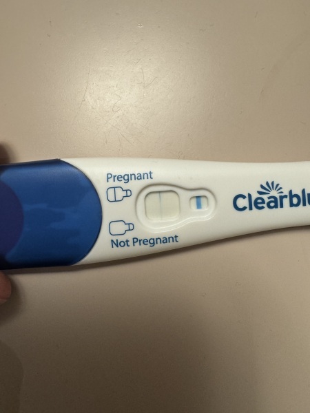 Negative pregnancy test became positive