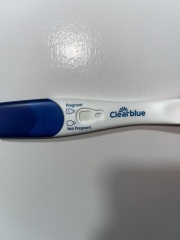 Clear blue line progression?