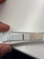 Faint positive or line eyes