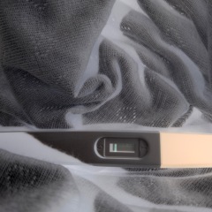 I can’t tell if it’s positive since the line didn’t fully form