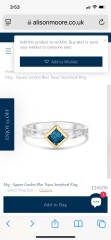 Can anyone suggest where to look for a topaz ring?
