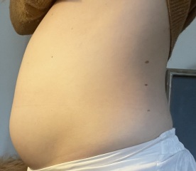 Pregnant stomach at 11+5