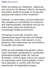 The “women’s march” that’s all about the men.