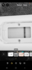 Indent or light positive