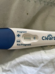 Is this positive ? Line eyes! Help !