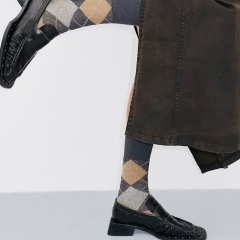 Loafers and socks