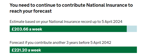 State Pension says I am nearly there, but how??