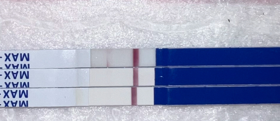 TMI discharge, faint test