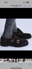 Loafers and socks