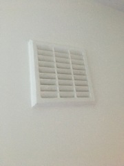 Which trade to install a wall vent?